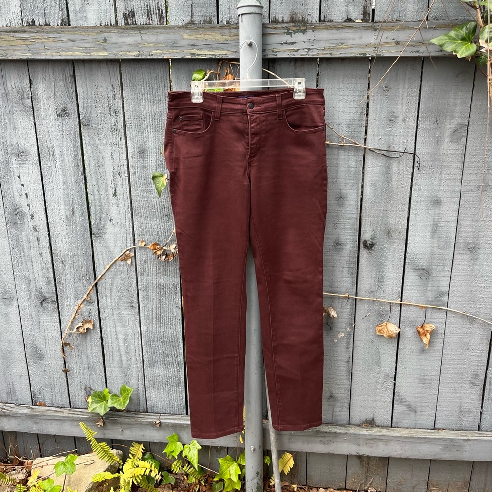 NYDJ Eggplant Skinny Jeans
